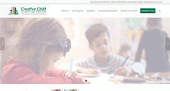 Desktop Screenshot of creativechildlearningcenter.com